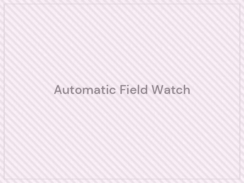 Automatic Field Watch — product image placeholder for the Watches category