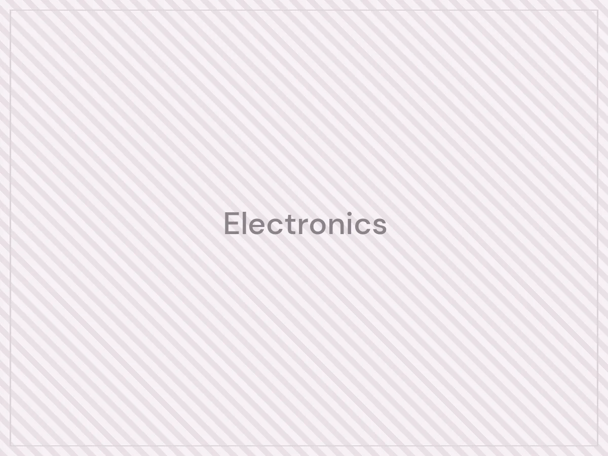 Electronics lifestyle image placeholder for the featured slide: A desk that stays out of the way